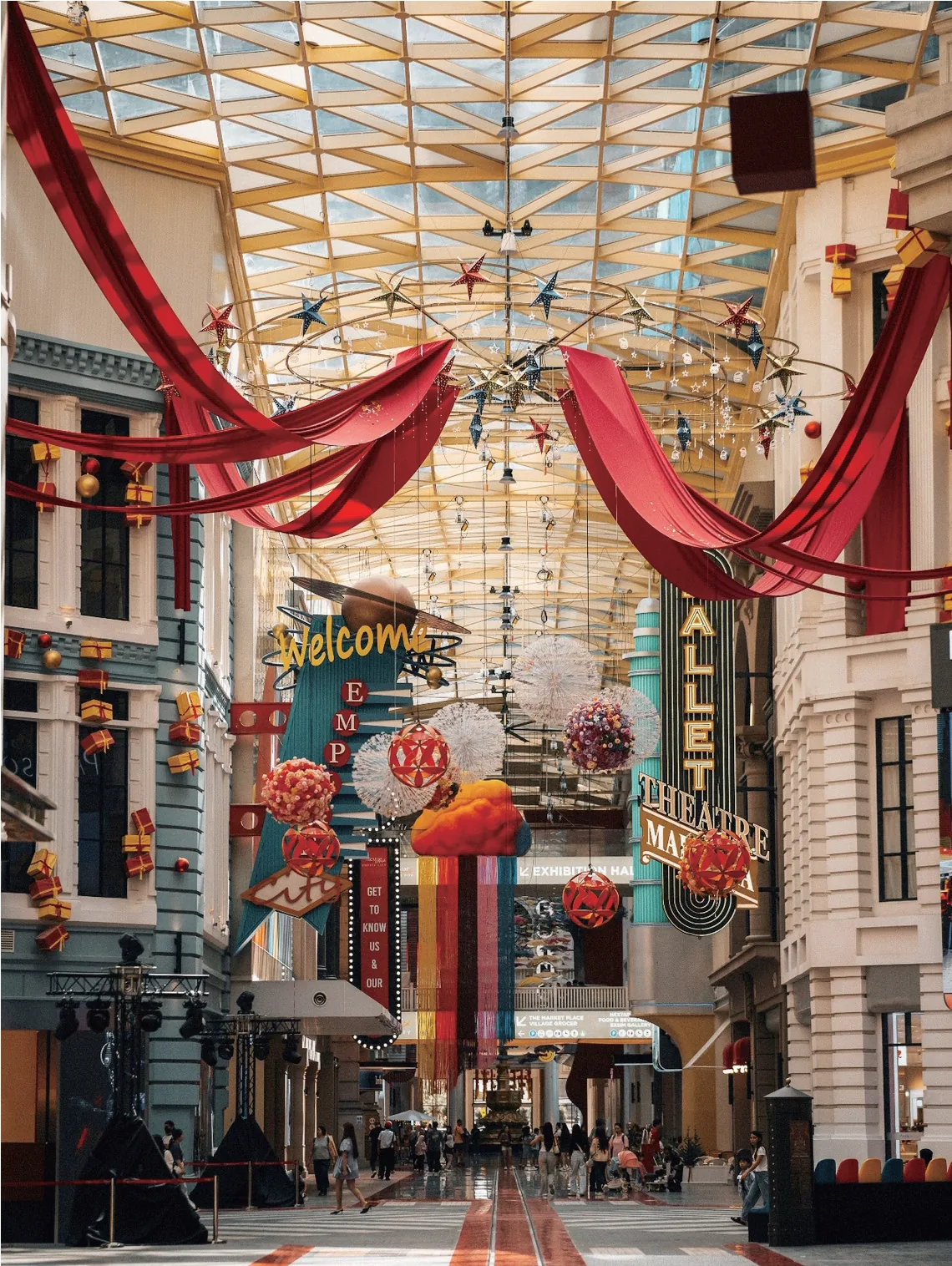 Hextar World commercial decoration project