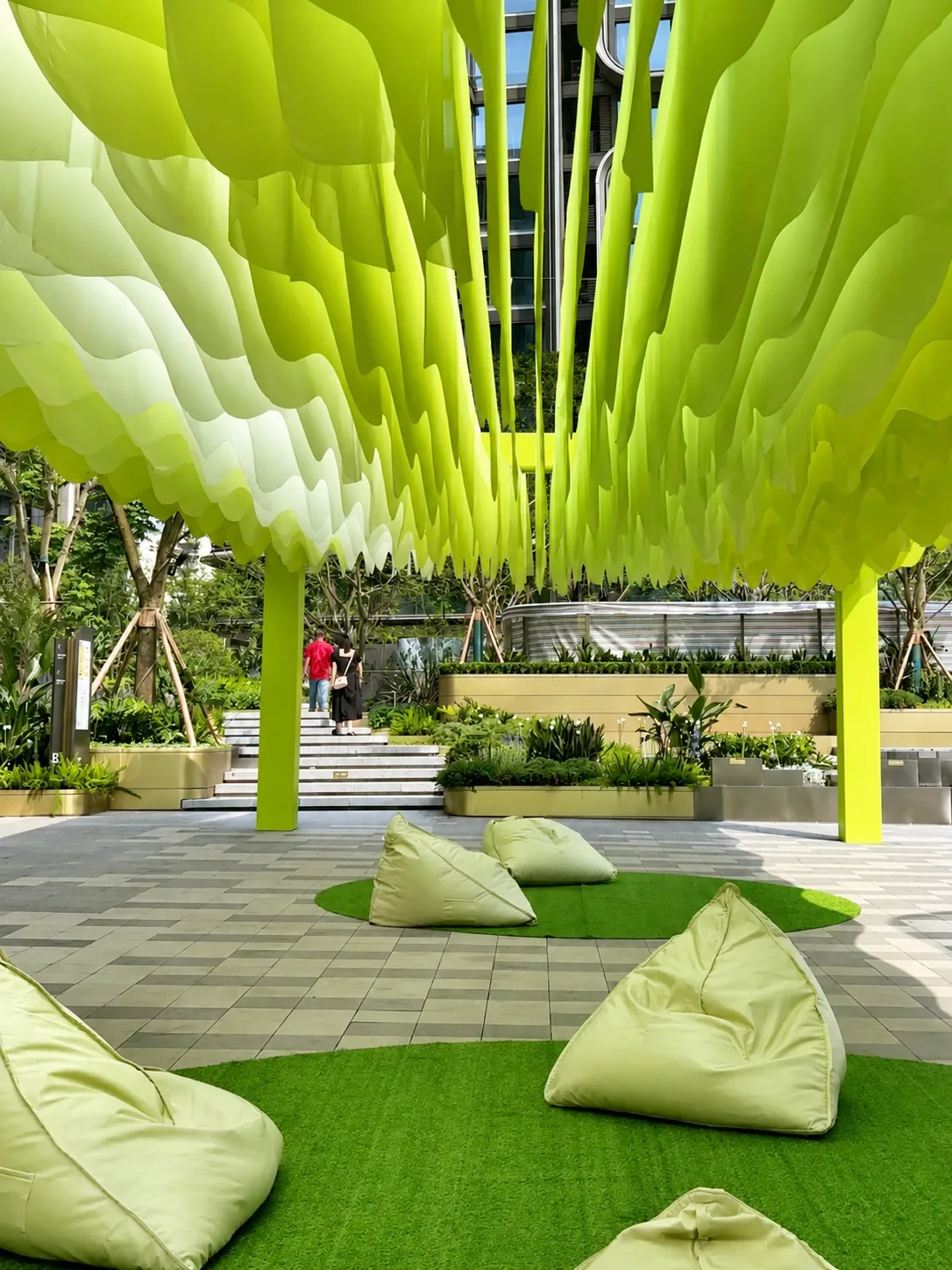 Gauze curtain canopy